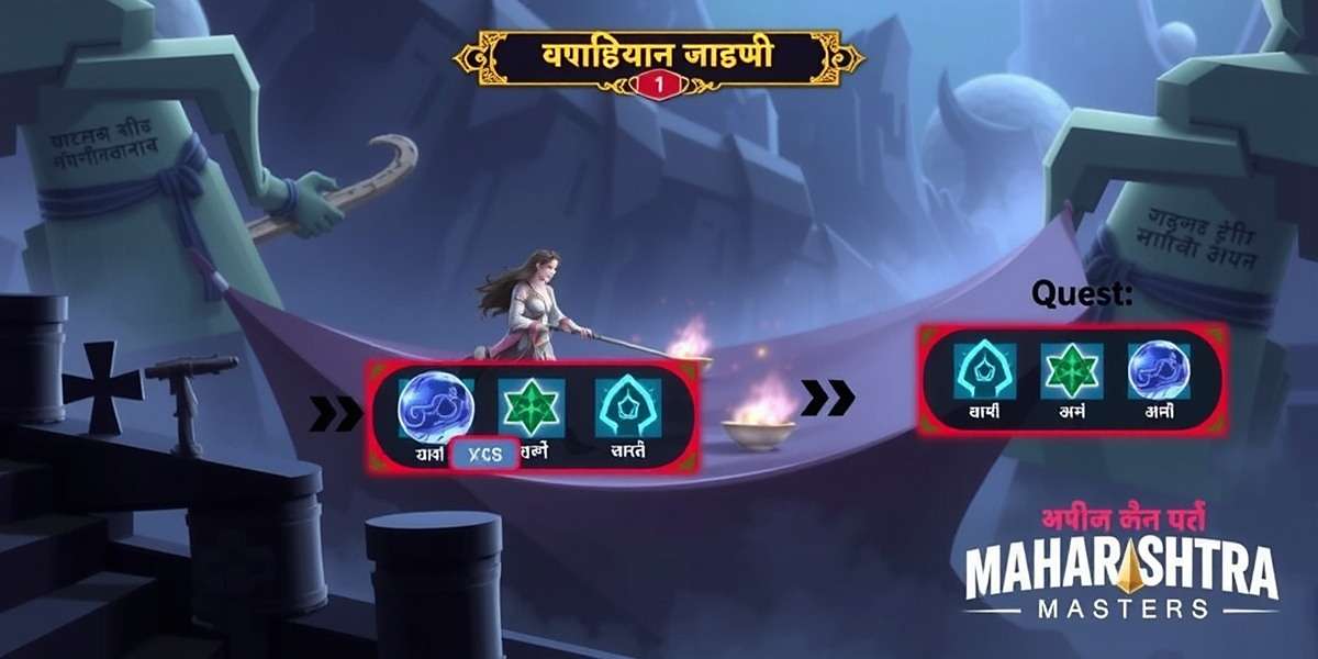 Maharashtra Masters Player Guide Maharashtra Masters strategy guide showing optimal questθ·―ηΊΏ for new players with Marathi annotations and Maharashtra Masters watermark